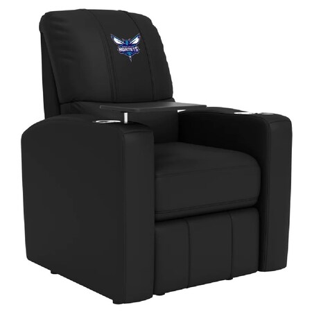 Dreamseat Stealth Power Plus Recliner with Charlotte Hornets Primary Logo XZ520823901CDSMHTUSBBLK-PSNBA30021